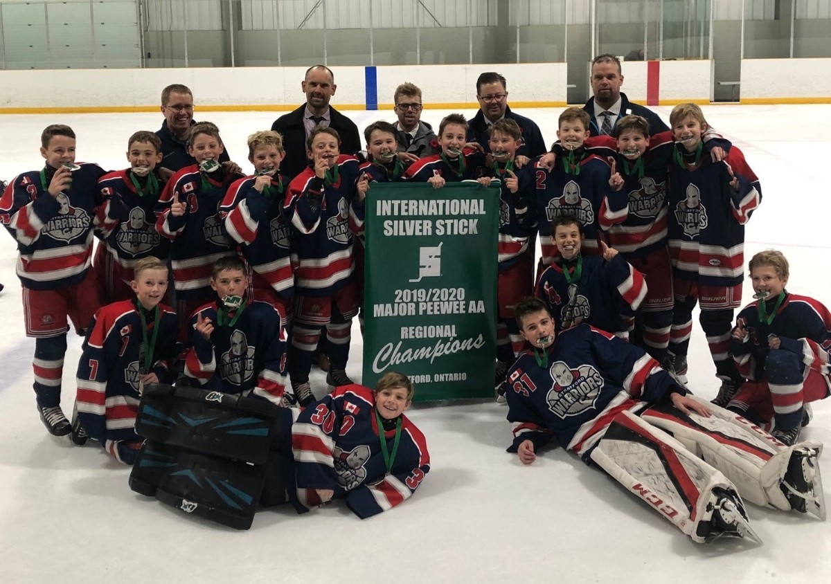 Peewee B White Runners-Up at Silver Sticks